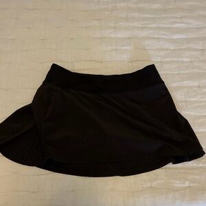 Lululemon black tennis skirt